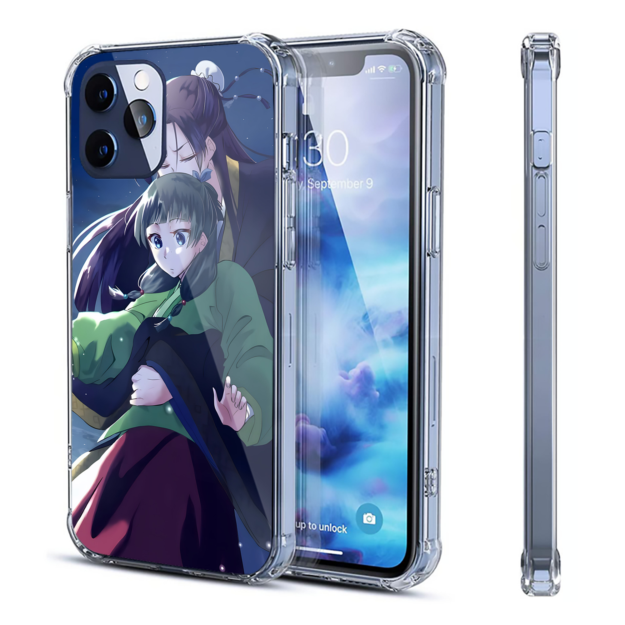 （画像用） 薬屋のひとりごと The Apothecary Diaries 【iPhone 12シリーズ対応】透明スマホケース（クリアソフトケース）